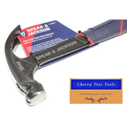 Spear & Jackson 15oz Solid Steel Claw Hammer  Cherry Tree Tools