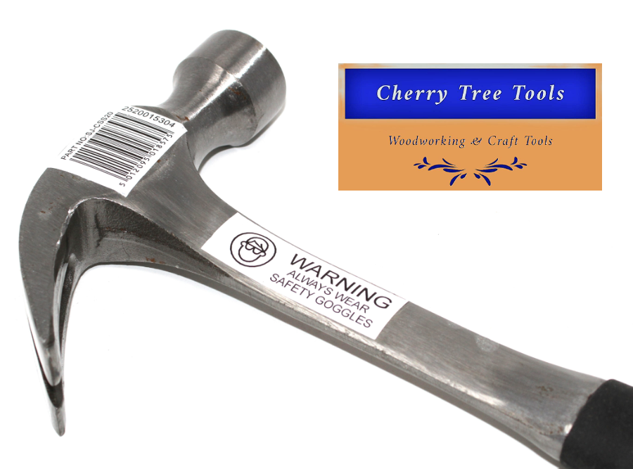 Spear & Jackson 20oz Solid Steel Claw  Hammer