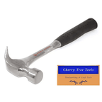 Spear & Jackson 20oz Solid Steel Claw Hammer  - Premium Solid Steel Woodworking Tool - Cherry Tree Tools