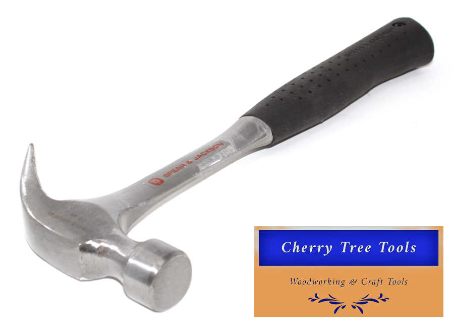 Spear & Jackson 20oz Solid Steel Claw  Hammer