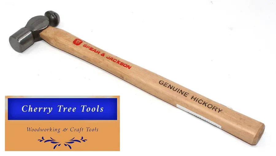 Spear & Jackson  4 oz Ball Pein Hammer Hickory Handle - Cherry Tree Tools