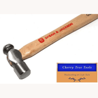 Spear & Jackson 4oz Ball Pein Hammer  Hickory Handle - Cherry Tree Tools