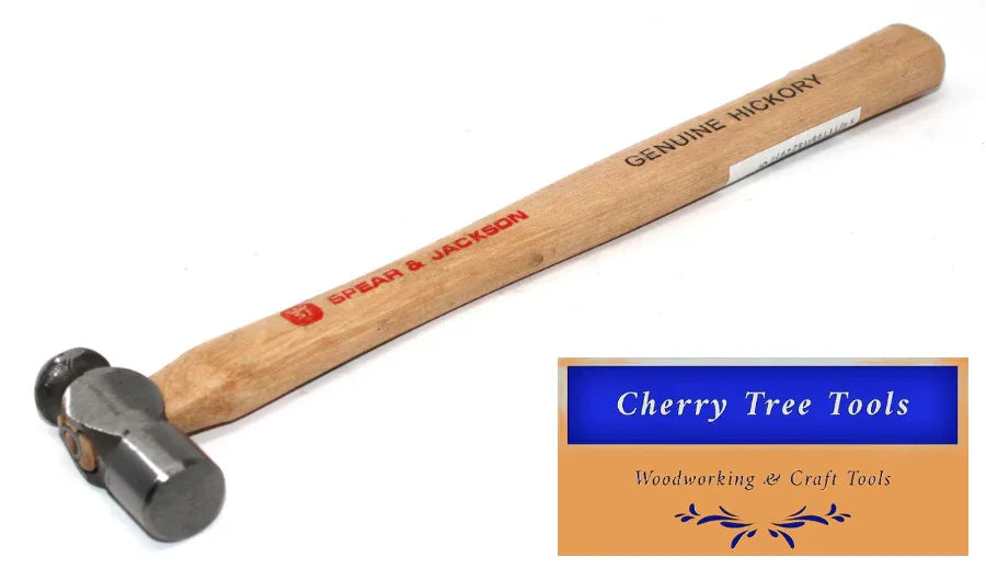 Spear & Jackson 4 oz Ball Pein Hammer Hickory Handle - Cherry Tree Tools