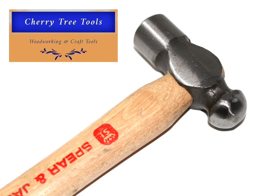 Ball Pein Hammer  4 oz  Hickory Handle  Spear & Jackson  SJ-BPH4