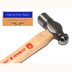 Spear & Jackson 4oz Ball Pein Hammer  Hickory Handle - Cherry Tree Tools