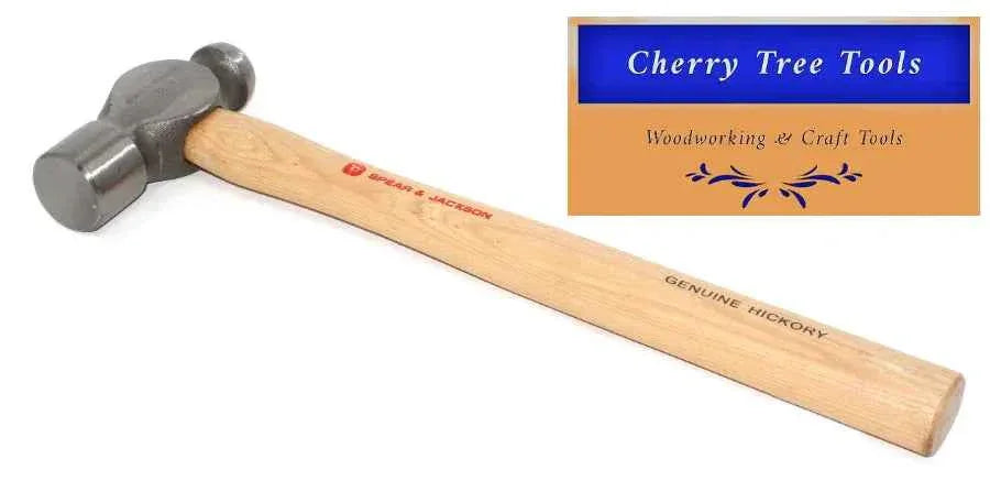 Spear & Jackson 32oz Ball Pein Hammer Hickory Handle