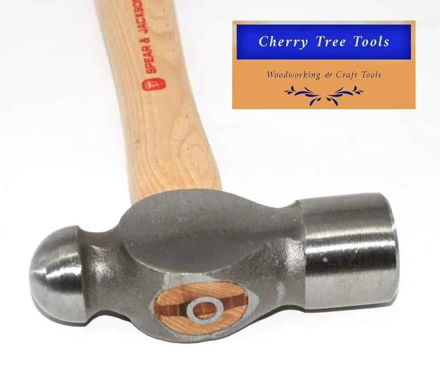 Spear & Jackson 32oz  Ball Pein Hammer  Hickory Handle