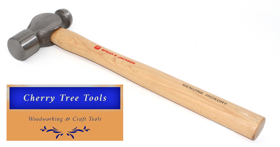 Ball Pein Hammer   32oz  Hickory Handle Engineers   Spear & Jackson SJ-CBP32