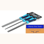 Eclipse Professional 3 pc File Set 1st Cut - Ergonomic handles with three precision files for crafting and DIY projects.