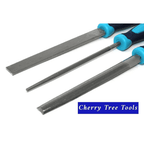 Eclipse Professional 3 pc File Set 1st Cut - Ergonomic handles featuring three precision files with durable grips.