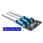 Eclipse Professional 3 pc File Set 1st Cut - Ergonomic handles with three precision files and comfortable grips.