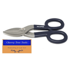 Eclipse Professional 7" Tin Snips  - hardened jaws with ergonomic handles for precise metal cutting.