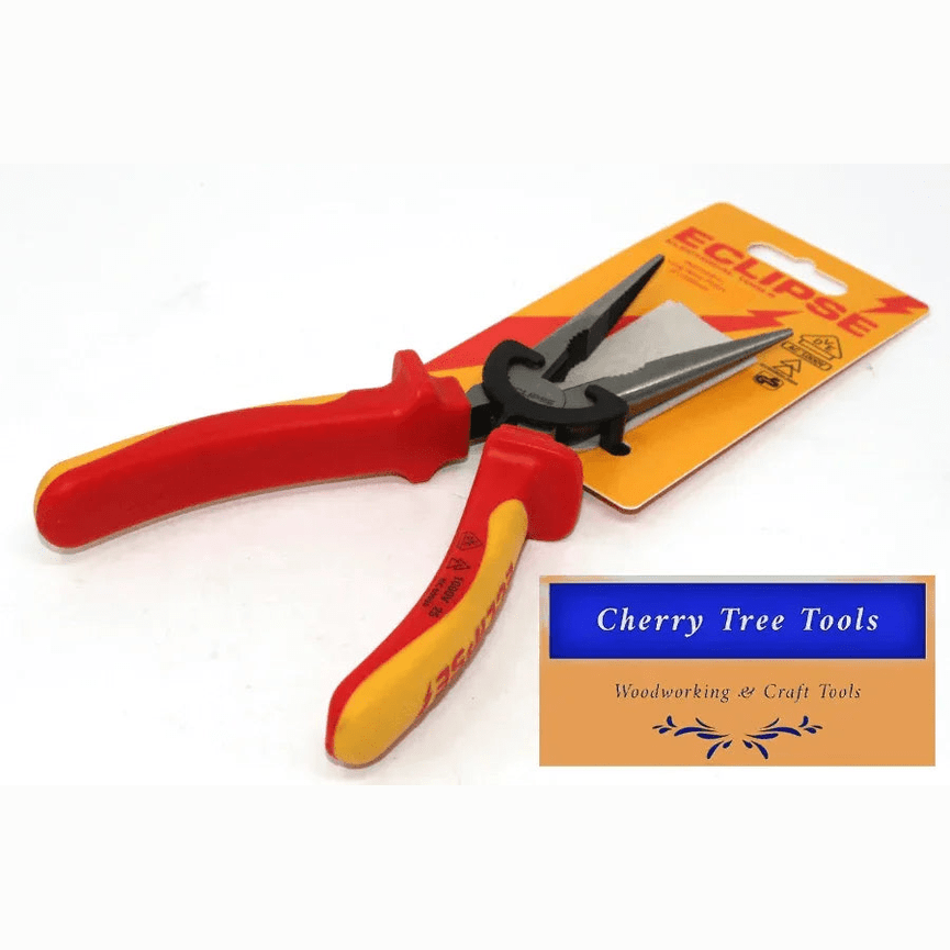 Eclipse Professional 8" VDE Long Nose Pliers electricians insulated tool
