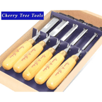 Spear & Jackson Heritage Wood Chisels Set 5pc Collection, handcrafted tools in a premium set.