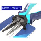 Eclipse Professional 6" Long Nose Pliers  displayed on Cherry Tree Tools packaging.