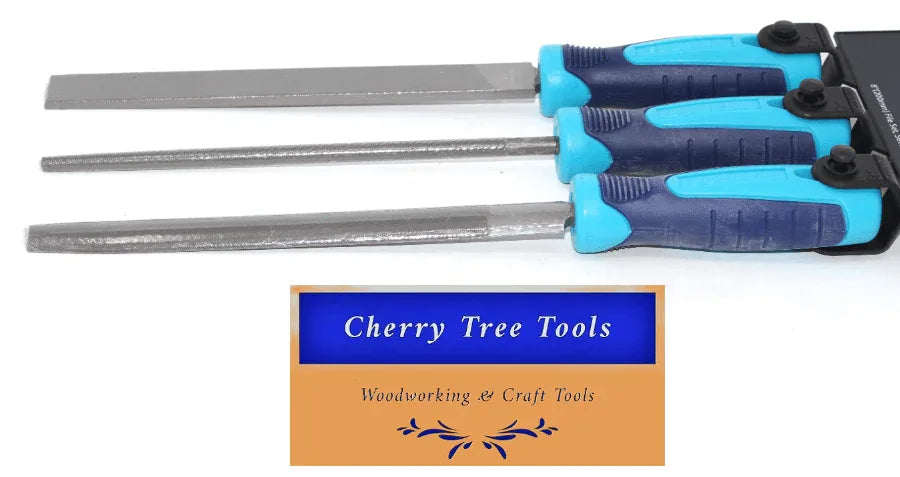 Eclipse Professional 2nd Cut File Set 3 Piece - Cherry Tree Tools