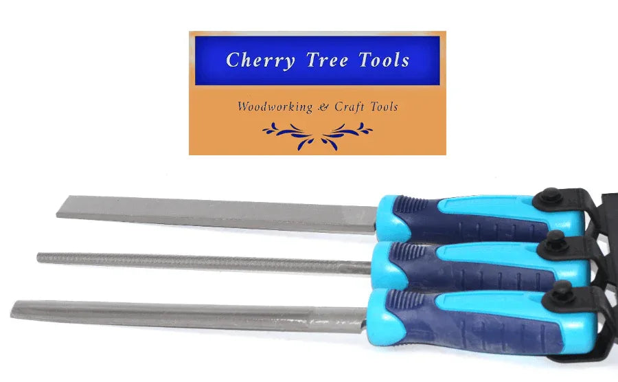 Eclipse Professional 2nd Cut File Set 3 Piece - Cherry Tree Tools