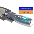 Eclipse Professional 2" Bevel Edge Wood Chisel with a blue ergonomic grip and chrome vanadium steel blade for woodworkers.