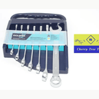 Eclipse Professional Combination Spanner Set displayed in a case with Cherry Tree Tools branding.