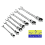 Eclipse Professional Flex Head Combination Spanner set with flex head technology for precision engineering in confined spaces.