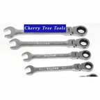 Eclipse Professional Flex Head Combination Spanner set featuring 7 piece sizes from 8 to 19mm for versatile use.
