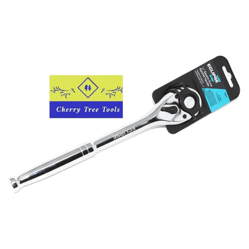 Eclipse Professional Ratchet Handle 1/2" Drive displayed with packaging and Cherry Tree Tools logo.