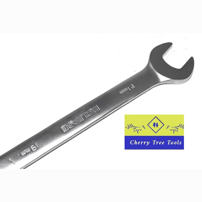 Eclipse Professional 7 Piece Ratchet Spanner Set showing 11mm wrench with Cherry Tree Tools logo in the background.