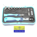 Eclipse Professional Ratchet Screwdriver & Mini Socket Set in blue case with various bits and tools.
