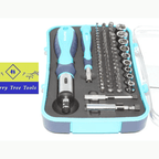 Eclipse Professional Ratchet Screwdriver & Mini Socket Set inside a tool kit with various bits and a logo.