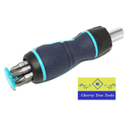 Eclipse Professional 7 Piece Ratchet Screwdriver Set showing adjustable ratchet mechanism and ergonomic handle.