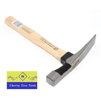 Spear & Jackson 25oz Bricklayers Hammer with solid hardened steel head and hickory handle for precise brickwork.