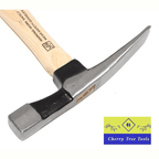 Spear & Jackson 25oz Bricklayers Hammer  with solid hardened steel head and hickory handle for durable brick cutting.