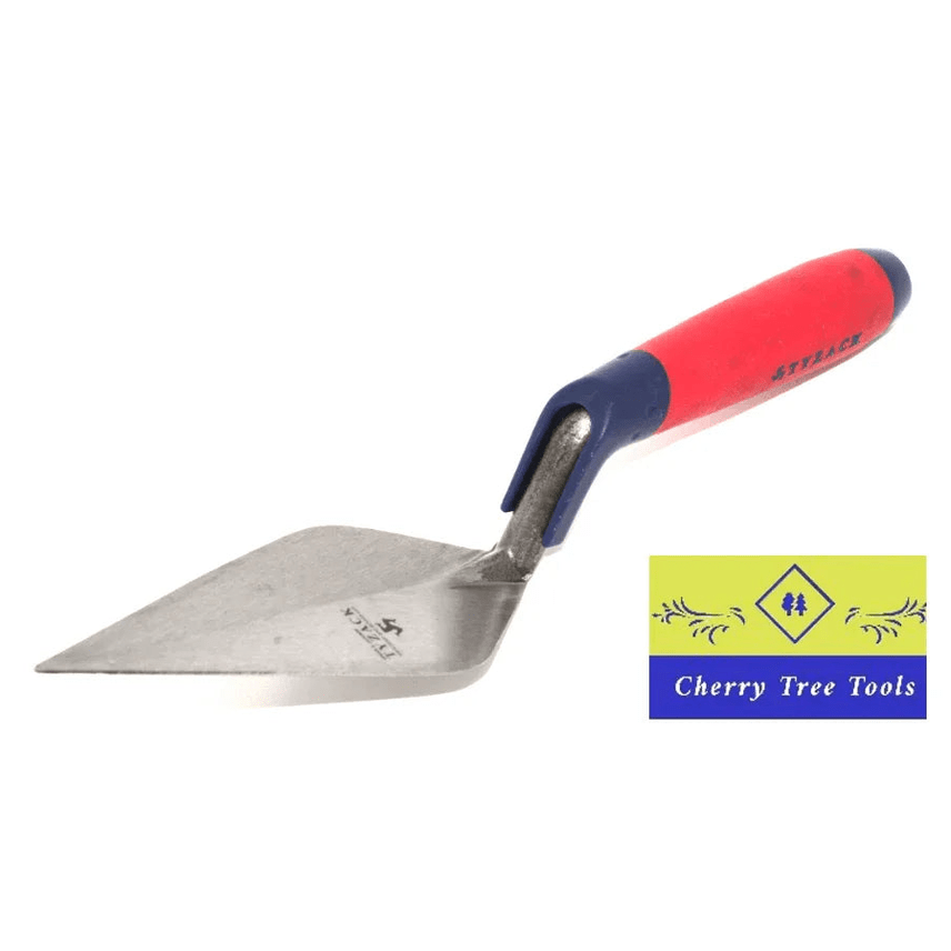 Spear & Jackson Tyzack 6" Pointing Trowel with solid forged blade and ergonomic handle.