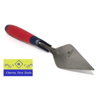 Spear & Jackson Tyzack 6" Pointing Trowel with red and blue handle for masonry work.
