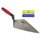 Spear & Jackson Tyzack 11" Broad Heel Brick Trowel with a solid forged steel blade and ergonomic handle