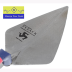 Spear & Jackson Tyzack 11" Broad Heel Brick Trowel  blade showcasing solid forged steel construction.