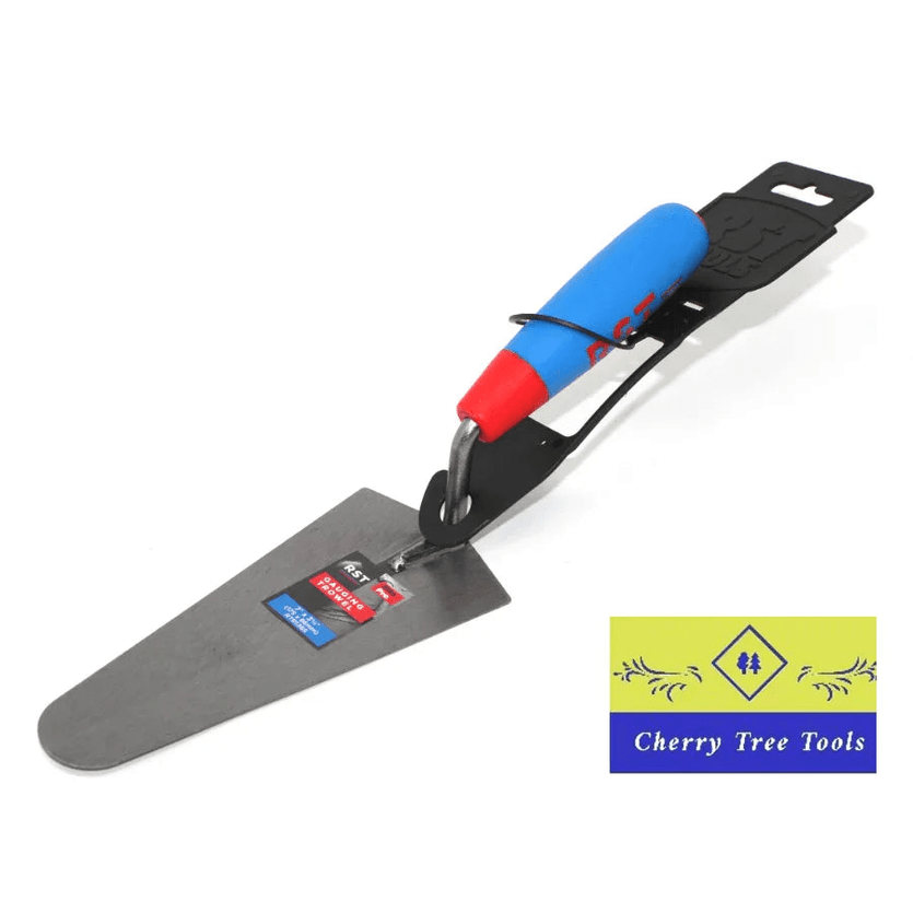 RST 7" Gauging Trowel soft feel handle with carbon steel blade and comfortable grip.