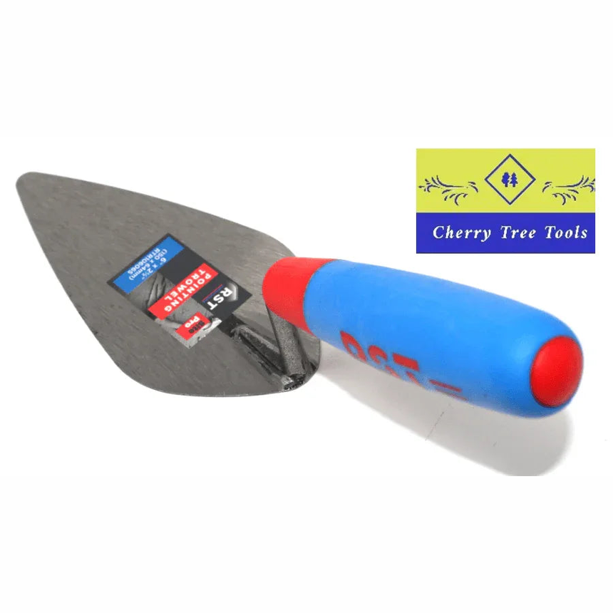 RST London Pattern Pointing Trowel 6" soft feel handle with carbon steel blade and comfortable grip.