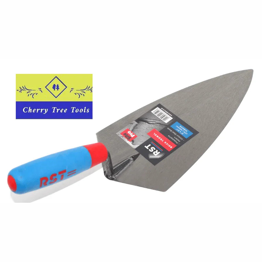 RST 11" Philadelphia Pattern Brick Trowel with durable carbon steel blade and comfortable handle.