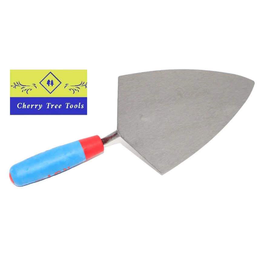 RST 11" Philadelphia Pattern Brick Trowel with carbon steel blade and ergonomic handle by Cherry Tree Tools.