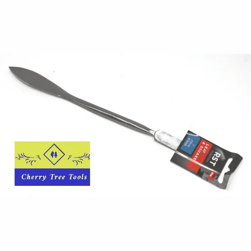 RST Leaf and Square Pointing Tool 1/2" with a dual-ended design for masonry and construction tasks.