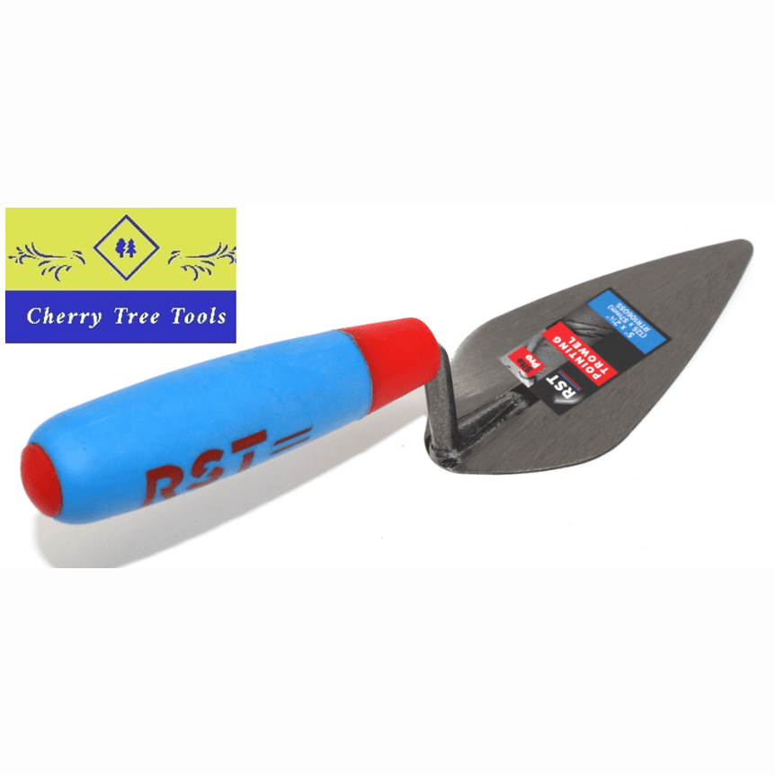 RST London Pattern Pointing Trowel 5" with blue handle and traditional blade for precision brickwork.