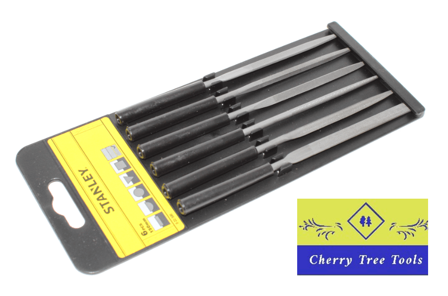 Stanley 6 piece Needle File Set
