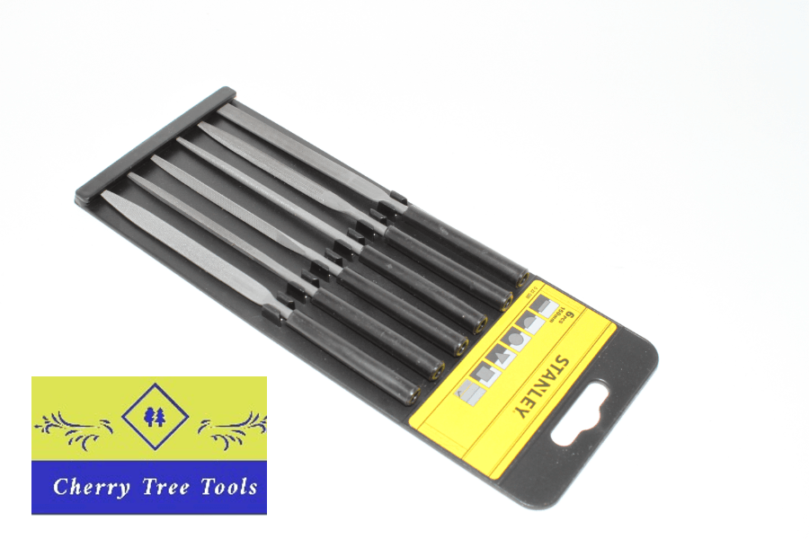 Stanley 6 piece Needle File Set
