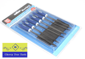 Blue Spot 6pc Mini Needle File Set for precise filing and intricate craft work.
