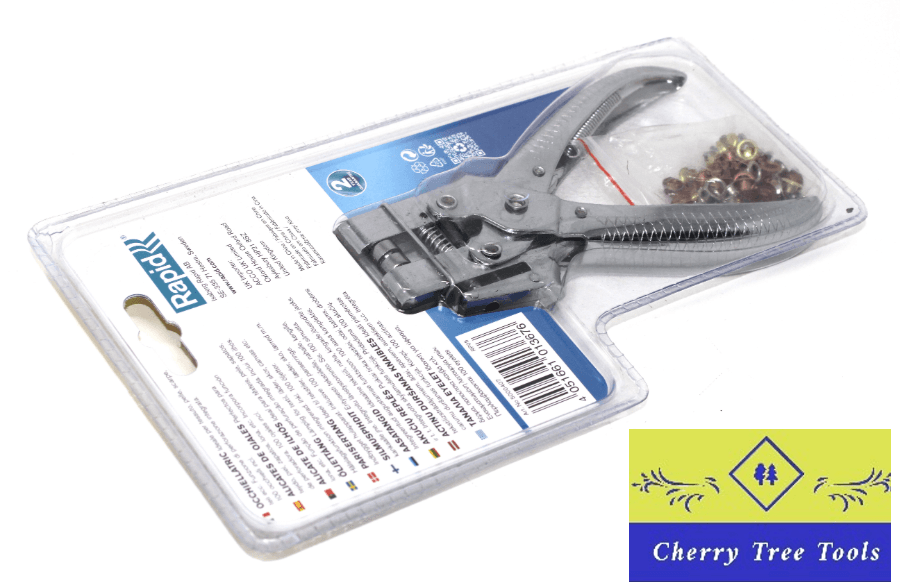 Rapid Eyelet Pliers with 100 4mm Eyelets