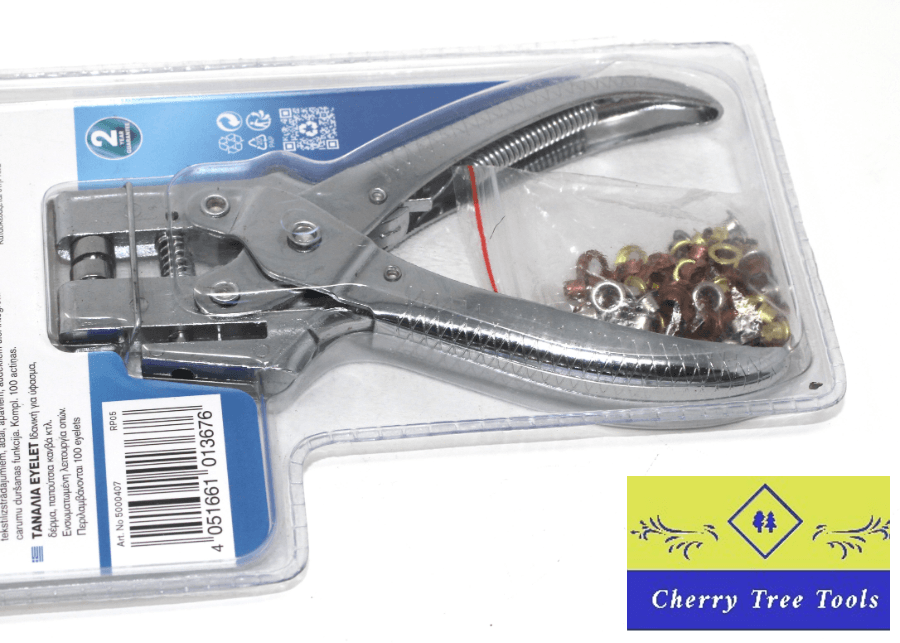 Rapid Eyelet Pliers with 100 4mm Eyelets