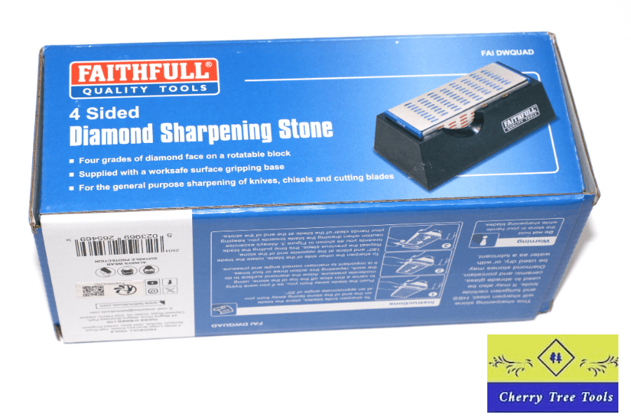Faithfull 4 Sided Diamond Sharpening Stone