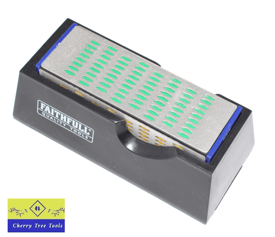 Faithfull 4 Sided Diamond Sharpening Stone
