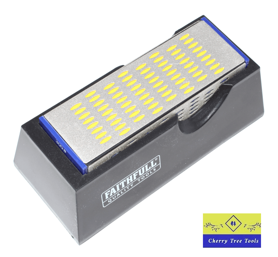 Faithfull 4 Sided Diamond Sharpening Stone